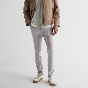 Men's EXPRESS Light Gray Hyper Stretch Skinny Jeans